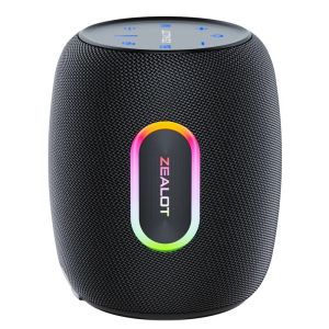 Loa Bluetooth 5.2 Zealot-S64 50W Âm Thanh Vòm 360 Độ Không Dây IPX6 Chống Nước Di Động Với Thời Gian Chơi Nhạc 20 Giờ
