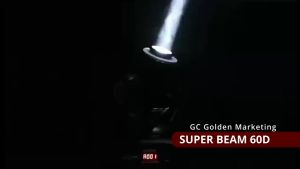 Infinity Super Beam 60D: A Sound Activated Spotlight for Wedding DJ Party Lighting