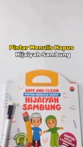 Buku Belajar Menulis Huruf Hijaiyah - Wipe And Clean Book Pintar Menulis Huruf Hijaiyah Sambung