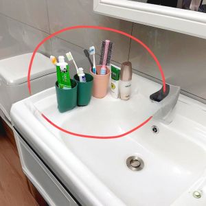 Luxury Bathroom Suction Cup Shelf No Drilling Wall Mounted Multi-Function Toothbrush Toothpaste Storage Basket Box