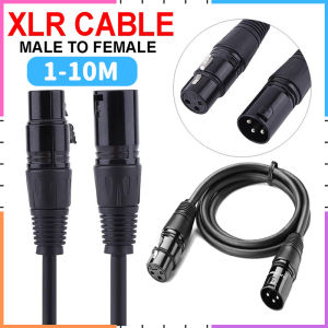 【Hàng có sẵn】dây âm thanh cáp DMX đầu nối dây điện cáp XLR đầu đực thành đầu cái XLR 3 chân cho đèn sân khấu âm thanh Micro âm thanh