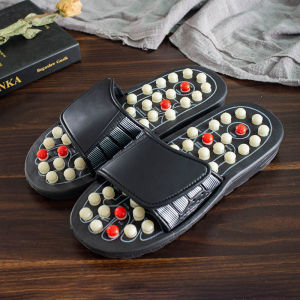 MONLEYTA | German Massage Slippers Acupoint Foot Therapy Shoes Elderly Home Indoor Health Care Jade Bottom Foot Bottom Health Gifts