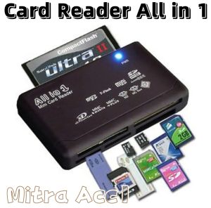 Perlengkapan Card Reader - Universal Card Reader All in 1- Multi USB Memory Adapter