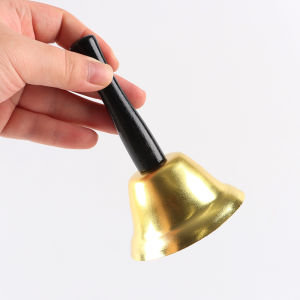 กระดิ่งมือซานตาคลอสการตกแต่งวันคริสต์มาส7.55*12.3ซม.กระดิ่งมือหมุนได้หลายแบบตกแต่งสำนักงานที่บ้านกระดิ่งกริ๊ง