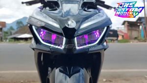 LAMPU ALIS LED VARIO 125 NEW 2022 & 2023 BONUS DEVIL DEMON EYES VARIASI LAMPU LIS LIST DEPAN