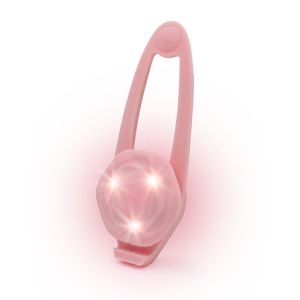 LaRoo ไฟ LED สำหรับสุนัขที่ติดแท็กป้องกันการสูญหายกันน้ำสำหรับสุนัขเดินกลางคืนสว่างมองเห็นได้ชัดเจนเรืองแสงติดอยู่กับสายจูงปลอกคอและสายจูง