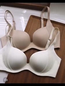 Stella Seamless Comfort Push-Up Bra with Tulle Detail for Small Breasts Anti-Sagging Support Soft & Comfy Cotton Blend