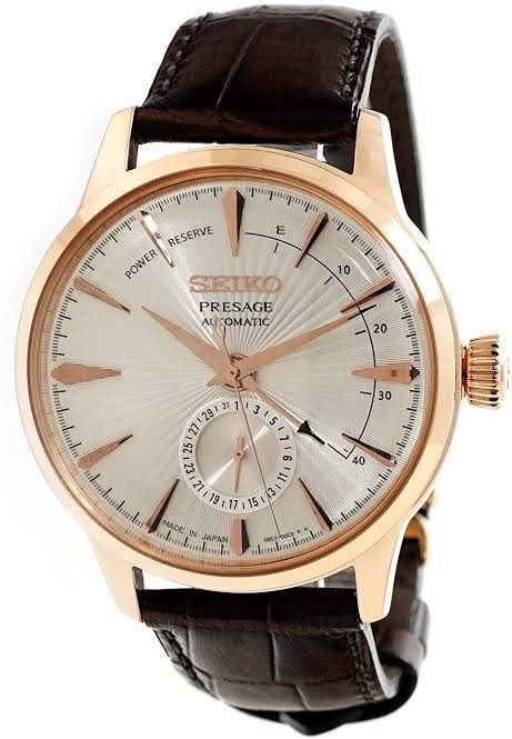 Seiko rose gold clearance presage