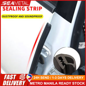 SEAMETAL Car Door Edge Weatherstrip Rubber B Pillar Noise Windproof Sealing Strips Protection Auto Sealant Strip