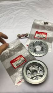 Rumah Kampas Kopling + Plat Kaki 4 Center Clutch +Plate Presussre Honda Tiger Ori Ahm 22121KCS651 22350107011