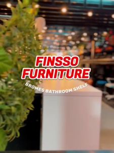 FINSSO Bromes Bathroom Shelf Toilet Rack Accessories/Storage Corner Shelve Kitchen Wall Dinding Shampoo Rak Bilik Mandi