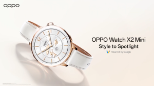 [New] OPPO Watch X2 Mini | Wear OS by Google | 60S Health Check | Upgraded Dual-Frequency GPS | Premium Titanium Bezel | Smartwatch
