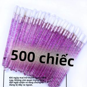 500 Chiếc Cọ Môi Dùng Một Lần Dụng Cụ Trang Điểm Son Bóng Bộ Dụng Cụ Trang Điểm Mỹ Phẩm Cho Son Môi Nối Mi Bút Kẻ Mắt