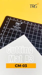 TRG Black Cutting Mat Alas Potong A3 CM-03 - Cuting Matt Hitam TRG
