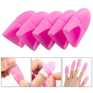 Kẹp ủ tháo gel móng tay - Bộ 5 kẹp silicon bền chắc ( giao màu ngẫu nhiên )