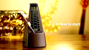 LEKATO Mechanical Metronome 5 Rhythm Accurate Track Beat Universal Metronome for Piano Guitar Ukulele Violin