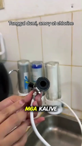 DQQI 3 Stage Water Purifier Complete Set Household Water Filter Purifier for Drinking Alkaline Water Purifier Filter