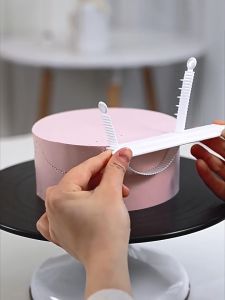 Fondant Cake Arc Decorating Aid Fondant Tool Rim Scale Baking Ruler Sugarcraft Lace DIY Bakeware Tableware Kitchen Tools