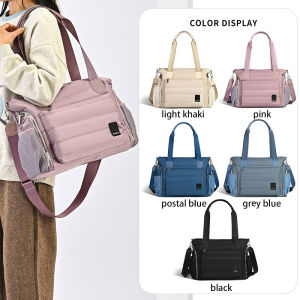 Womens Fitness Yoga Gym Crossbody Shoulder Bag Autumn and Winter Sports Camping Trekking Bag Travel Business Storage Tote Bags