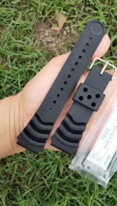 ORIGINAL SEIKO DIVERS RUBBER STRAP WATCH BAND RELPACEMENT 22MM WITH SPRINGBAR