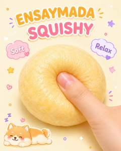 Ensaymada Squishy Soft Relax Toy