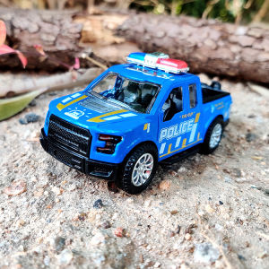 Car Toys 1PC 1:36 Diecast Simulation Mini Police Car Vehicle Pull Back Truck Model Kids Car Toy Birthday Gift toys for boys toys for kids car for kids educational toys cheap price