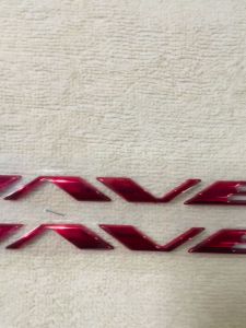 Cặp 2 tem zin dán xe máy nhựa cứng logo wave dán xe wave 125i hoặc future 125i màu đỏ chuẩn zin theo xe siêu sắc nét