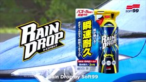 Soft 99 / Soft99 Multipurpose Rain Drop Raindrop For Paint Plastic & Glass Car Body Paint Windscreen Headlamp Rim Bazooka Spray On Coat | Car Care | Car Coating | DIY | Original 100% 300ml