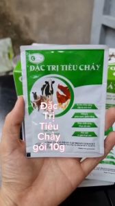 Đ.A.C T.R.I TIÊU CHẢY Goovet phân xanh phân trắng phân nhớt vàng... dùng trong chăn nuôi gói 10g