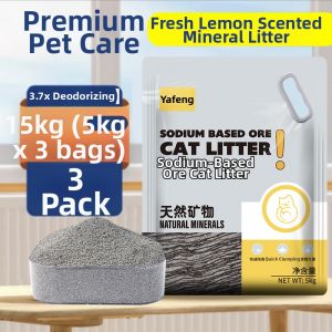 YAFENG | natural kitty Deodorizing Antimicrobial Odor-eliminating Dust-free Easy-clumping Natural Cat Litter