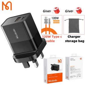 Mcdodo 20W fast charger PD+QC wall charger suitable for iPhone 15/14/13 Pro Max fast charger (UK plug)