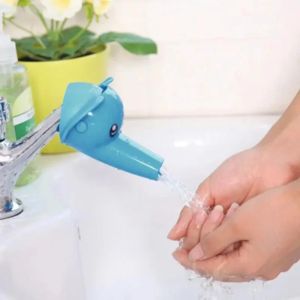 Animal faucet childrens extender shark yellow duck elephant washbasin faucet extender splash proof nozzle shower toy extension