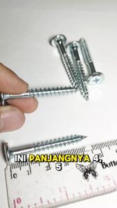 16 pcs Siladamas Furniture Lainnya 6x44 Sekrup Furniture Lemari Meja olympic