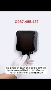 Ổ ĐIỆN NGOÀI TRỜI CHỐNG NƯỚC CÓ USB SẠC NHANH IP66
