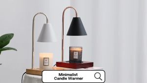 [Ready Stock][Minimalist] Scented Candle Warmer Lamp Electric Candle Burner Heater Battery Melting Wax  2/3 Wick Candle Cute Cheap Fragrance Malaysia 3Pin Plug Dimmable Adjustable Brightness LED Light Night Sleep Bedroom Bedside Table Desk Decoration Gift