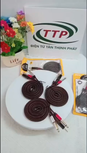 Dây Chuyển Âm Thanh 3.5mm Ra 2 Đầu 6 Ly – Âm Thanh Ổn Định Chất Lượng Cao