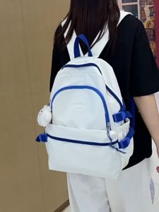 Balo nữ đi học vải Oxford trượt nước thời trang cao cấp hàn quốc nhiều ngăn học sinh cấp 2 cấp 3 balo ulzzang basic nhiều ngăn L5 B5513