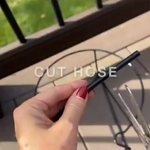 Hanging Pot Holder Floating Garden Railing Planter  Pot Frame  Pemegang Pot Gantung 浮动花园栏杆花架