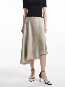 Vero Moda | Chân Váy Midi Elegance Pháp Bóng Mới Thu