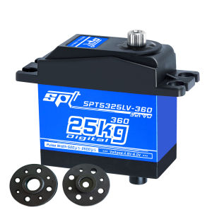 Servo Kỹ Thuật Số Kim Loại SPT 25KG 35KG 180 Độ ° /360 ° Mô-men Xoắn Cao Không Thấm Nước Cho Xe RC Crawler SCX10 TRX4 Boat Drift Robot 5435LV
