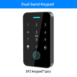 SF2 terproof Bluetooth Tuya APP Fingerprint Access Controller Standalone RFID Touch Keypad 125Khz+13.56MHz Door Opener System