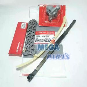 PAKET Karet Tensioner Lidah Tensioner Honda Vario 110 Beat Scoopy KVB TONJOKAN SETELAN RANTAI KETENG