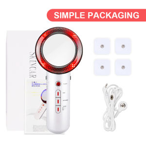 Face Reduction 3 In 1 EMS Infrared Ultrasonic Body Massager Anti Cellulite Fat Burner Weight Loss Infrared Slimming Machine