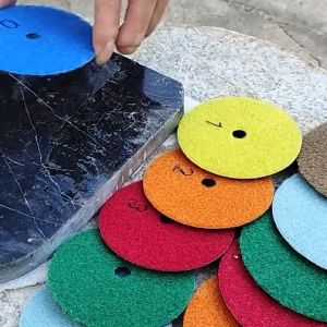 Amplas Bulat Diamond Pad Polishing Pads 3\" Sanding Grinding Disc Poles Marmer Dan Granit Alat