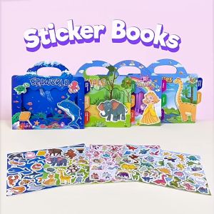 Kids Education Reusable Sticker Book kids birthday goodie return gift