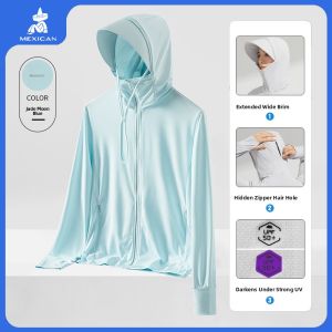 Mexican | UV Protection Lightweight Breathable Summer Jacket for Couples