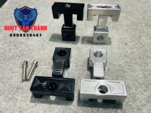 [Tặng 2ốc inox]Bát tăng sên âm dành cho Exiciter 135 2004-2010 chất liệu nhôm CNC ĐenBạc
