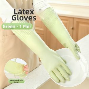 yerbaby | Food Grade Durable Womens Kitchen Cleaning Rubber Gloves with Long Waterproof Design