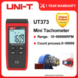 UNI-T UT373 Mini Digital Laser Tachometer Non-Contact Tachometer RPM Range 10-99999RPM Odometer Km/h Backlight