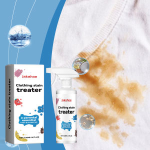 120ml Stain Remover สเปรย์ทําความสะอาดคราบปากแข็งได้อย่างมีประสิทธิภาพขจัดกลิ่นลบสีเหลือง & Whitening ไม่มีการระคายเคืองไม่มีสารตกค้าง
